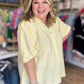When Life Gives You Lemons Curvy Yellow Gingham Top