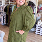 Whispers of Winter Curvy Olive Eyelet Midi Dress