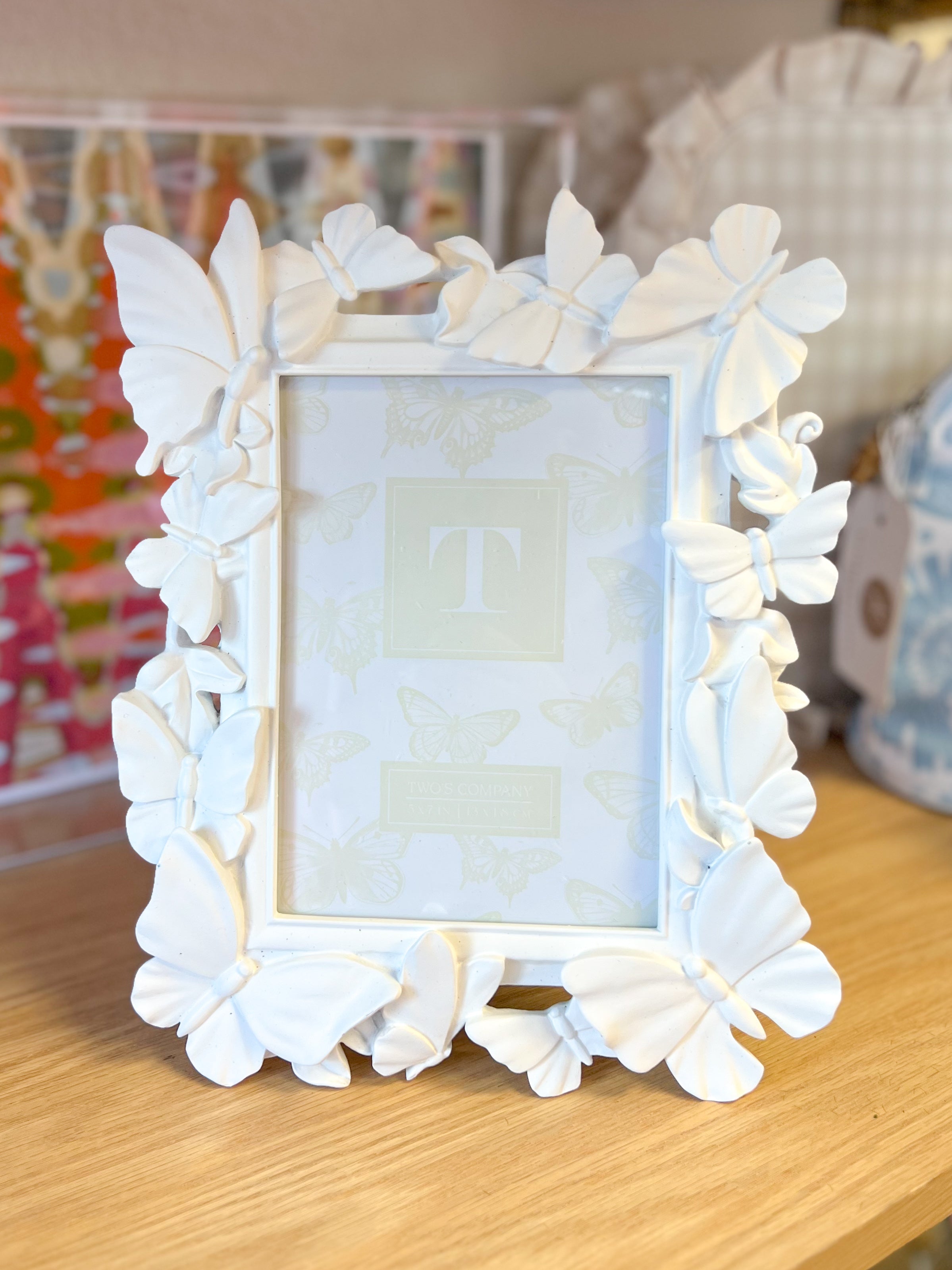 Photo Frame Butterfly Design Butterfly Frame 5x7 | Katherine Parker Designs