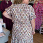 Wildflowers in the Fall Plus-Size Midi Dress