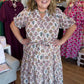 Wildflowers in the Fall Plus-Size Midi Dress