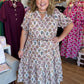 Wildflowers in the Fall Plus-Size Midi Dress