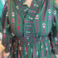Wintergreen Soirée Curvy Green Long Sleeve Maxi Dress