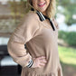 You Had Me at Machiatto Curvy Tan Dress