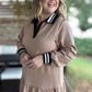 You Had Me at Machiatto Curvy Tan Dress