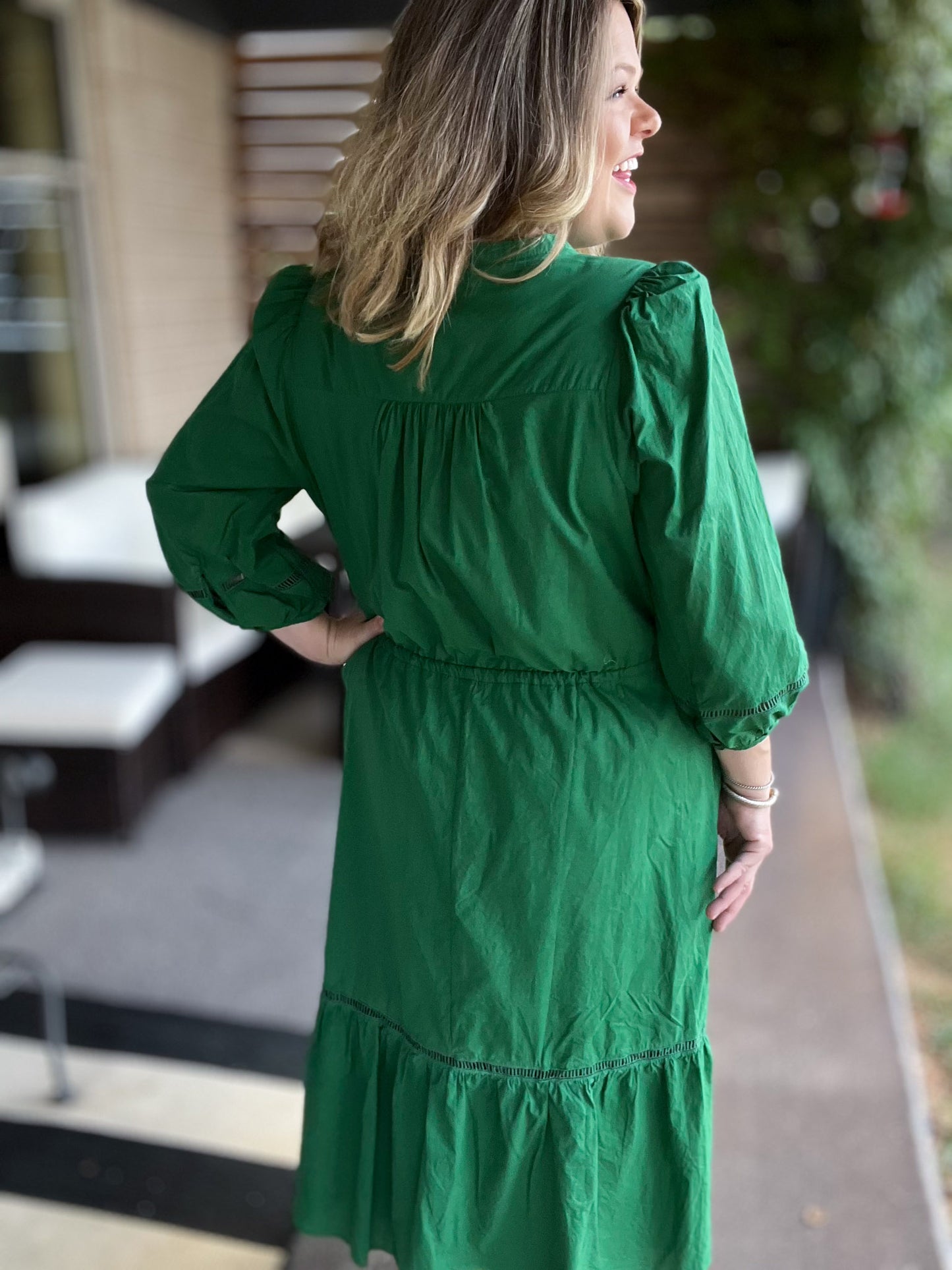 You're a Gem Plus-Size Emerald Midi Dress