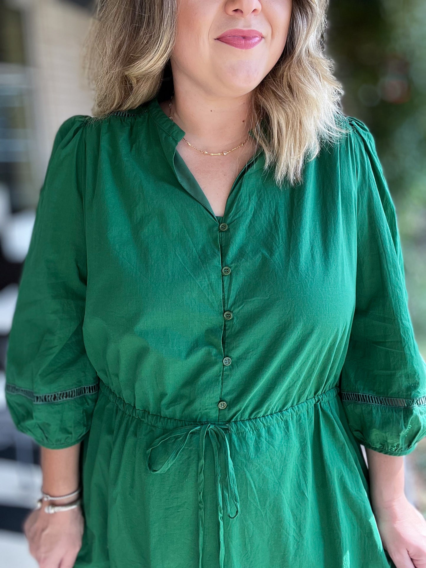 You're a Gem Plus-Size Emerald Midi Dress