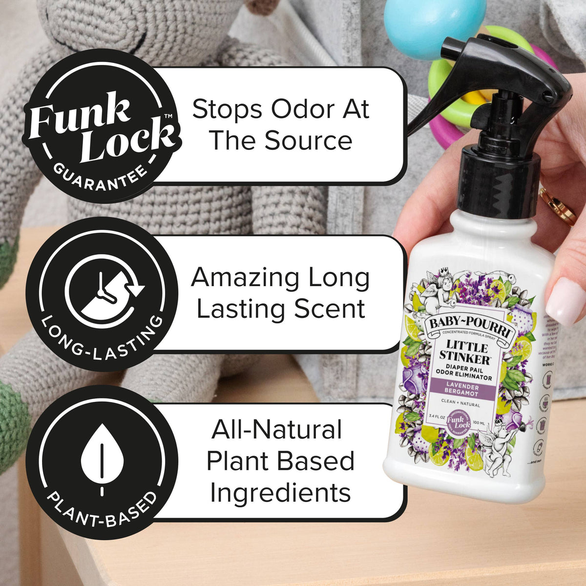 Little Stinker Diaper Pail Odor Eliminator | Baby~Pourri