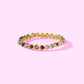 Pearl Hearts Enamel Stretch Bracelet