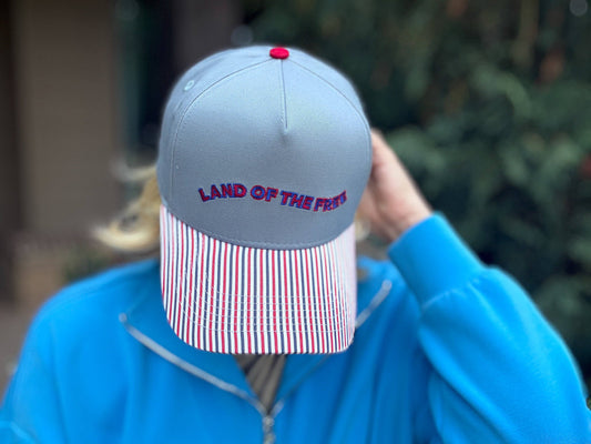 "Land of the Free" Embroidered Baseball Cap