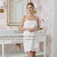 Luxury Cotton Hand Towels with Scallop Piping: Pink Piping / Hand Towel (4 Piece Set)
