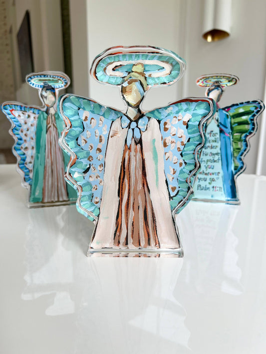 "Heavenly Angel II" acrylic shelfie: Large