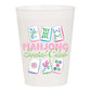 Mahjong Social Club Frosted Cups
