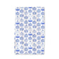 Toile Blue Pumpkins Tea Towel