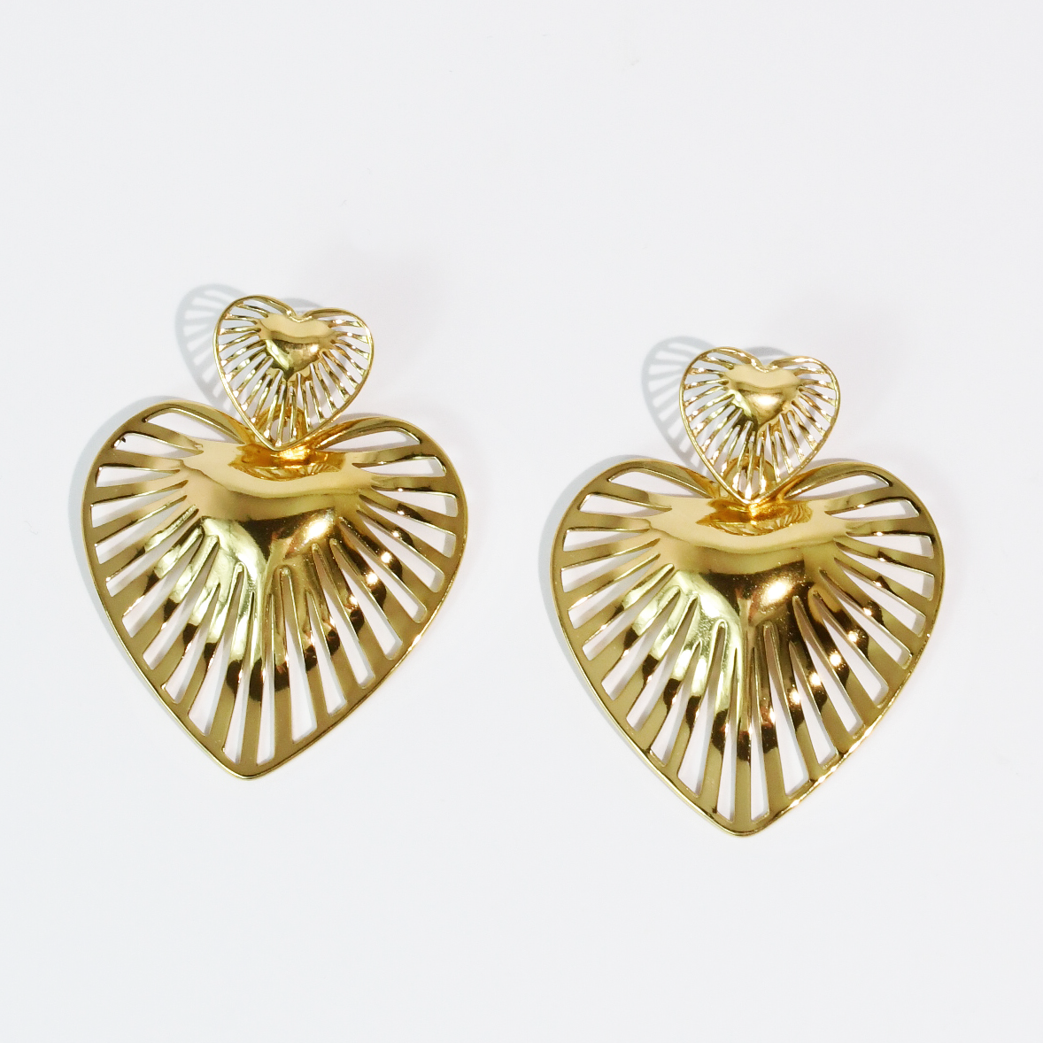 Heart Of Gold Earrings
