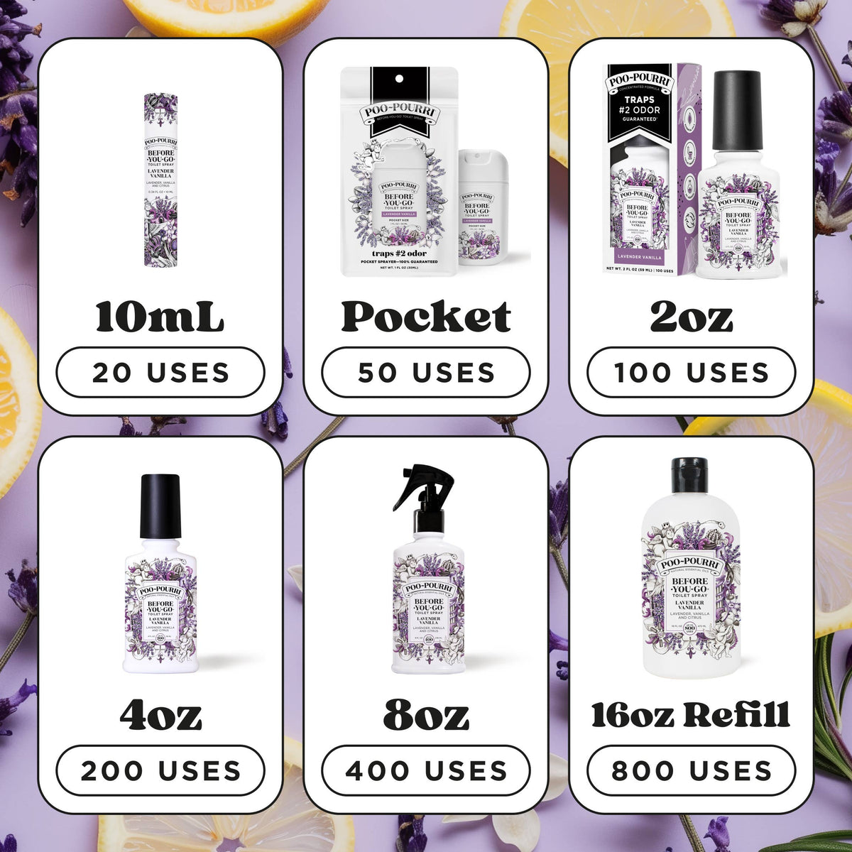 Lavender Vanilla Toilet Spray | Poo~Pourri