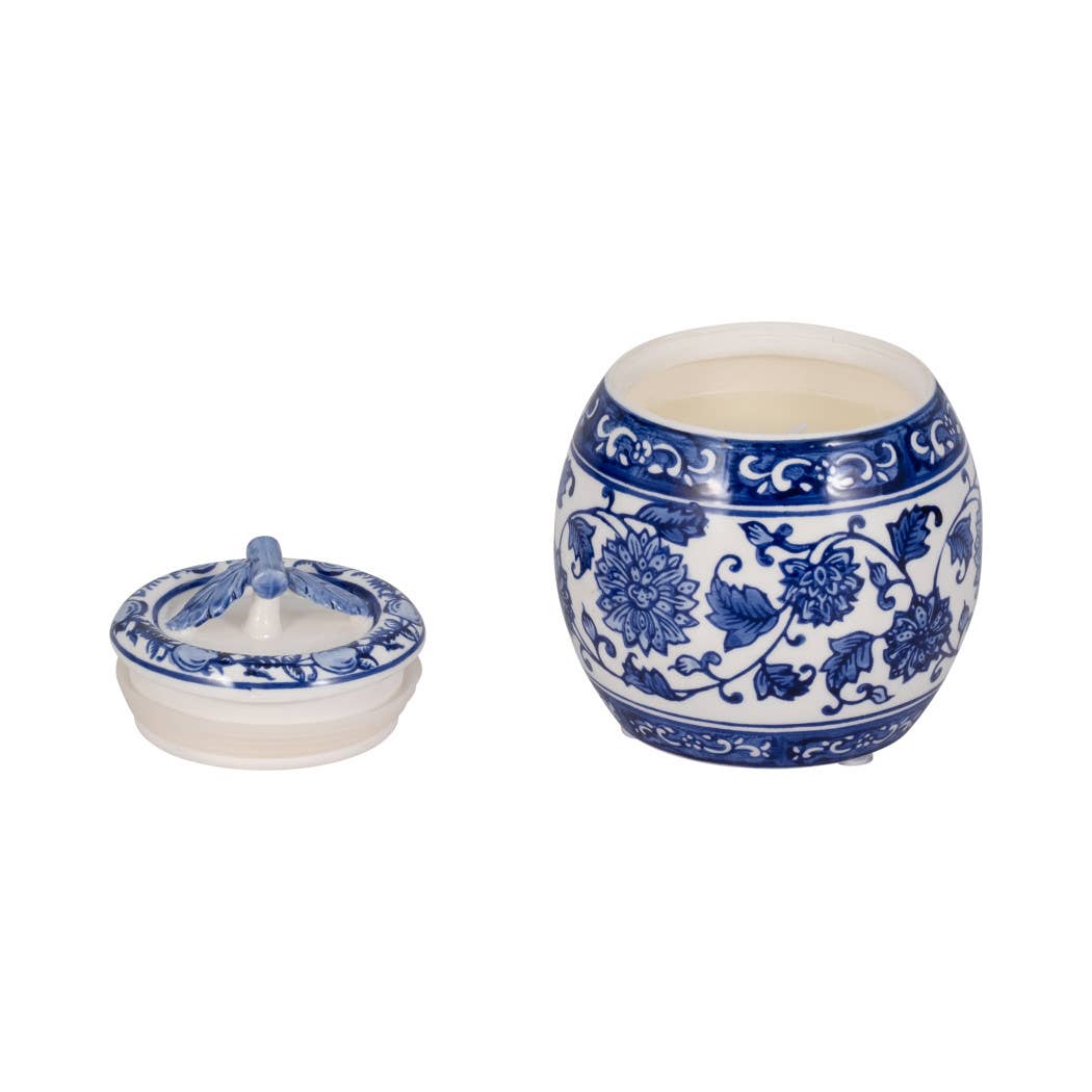 Peony Blue Chinoiserie Candle