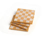 Sunshine Check Resin Coasters (Set of 4)