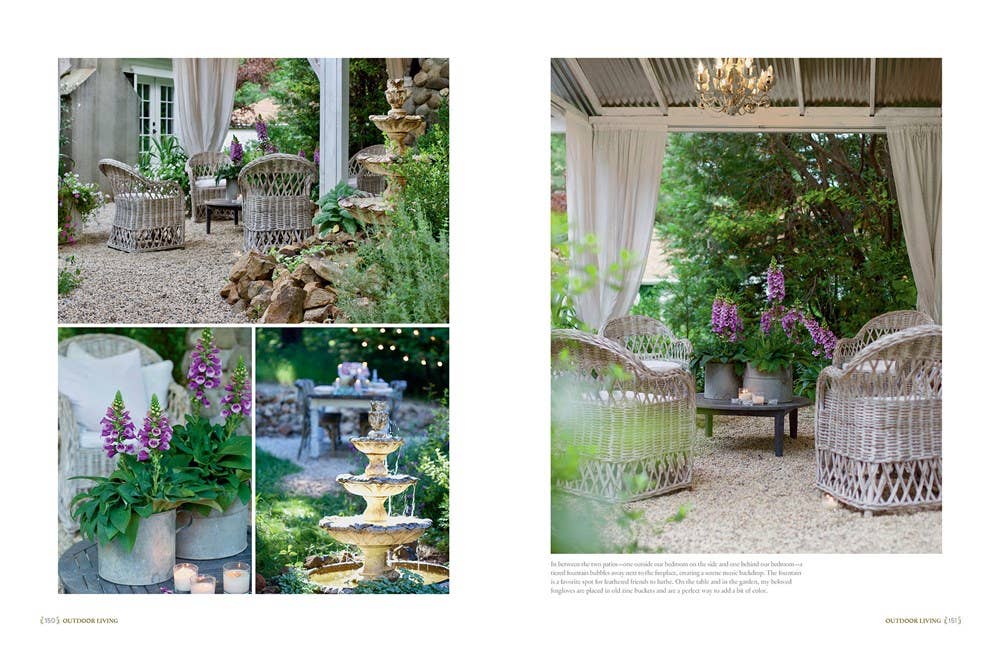French Country Cottage Coffee Table Book
