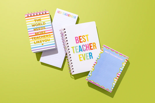 Best Teacher Ever Colorful Notepad