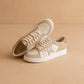 The Liberty Beige Glitter Star Sneaker