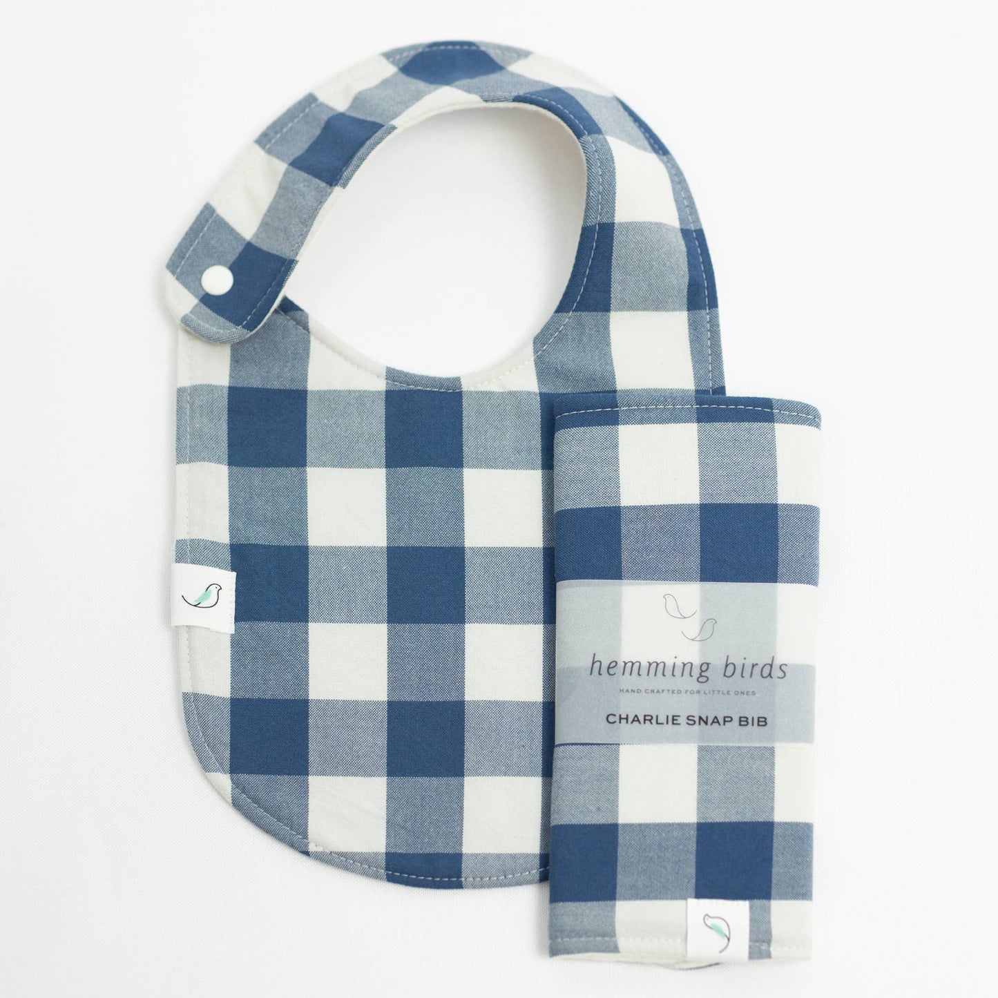 Gingham Snap Infant/Toddler Bib