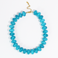 Sugar Bead Aqua Necklace