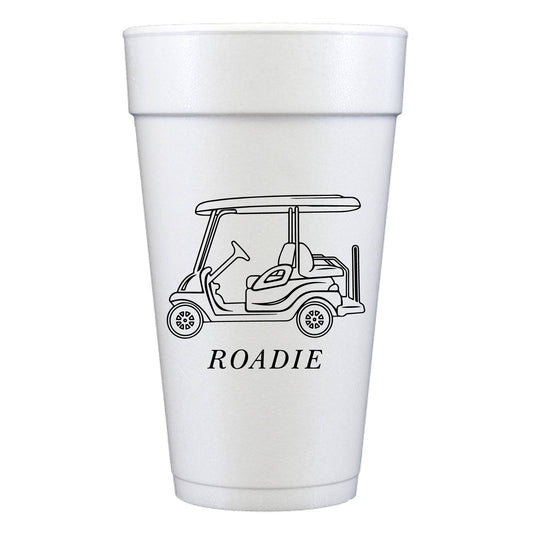 Golf Cart "Roadie" Foam Cups