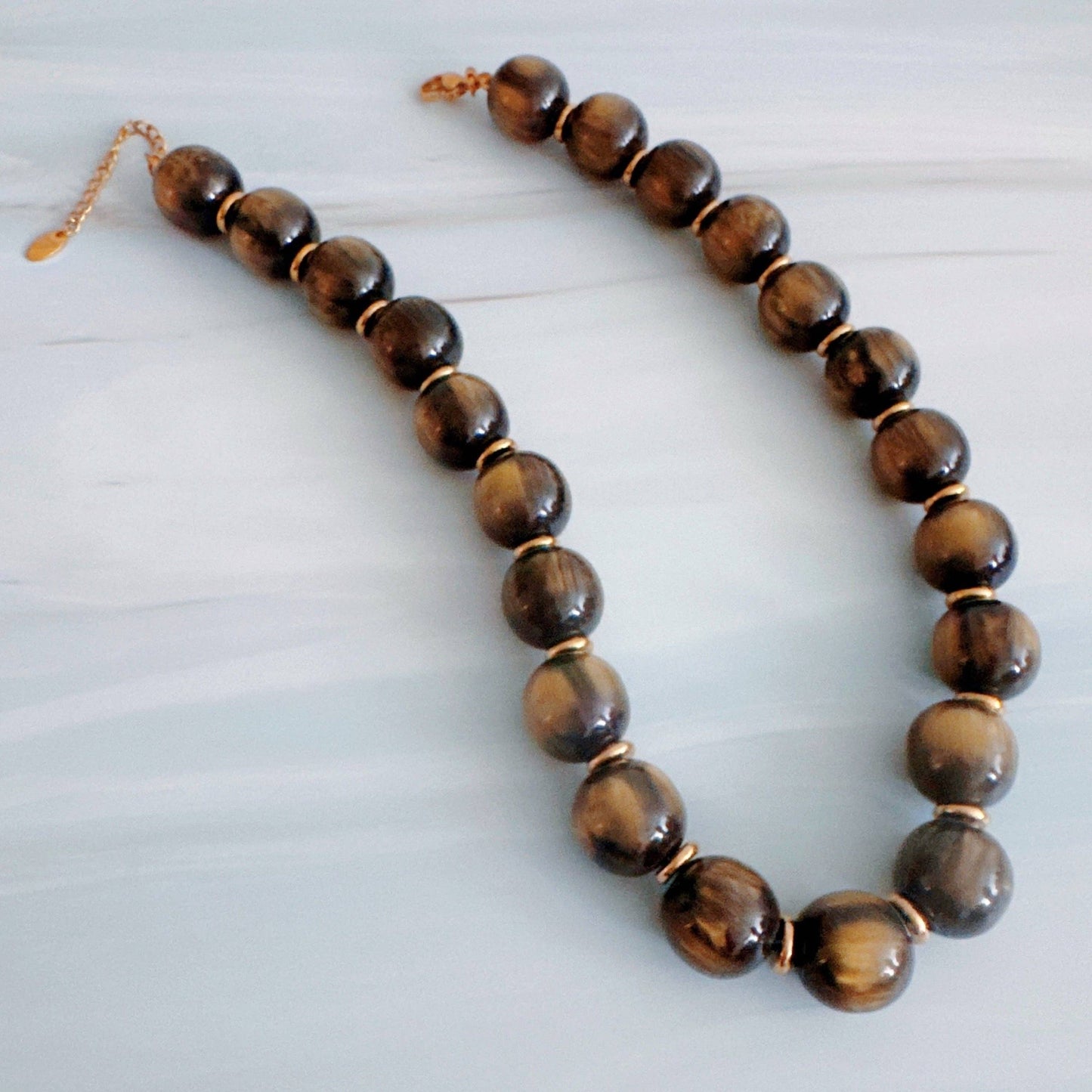Bold Sphere Bead Necklace