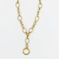 Golden Loop Drop Necklace