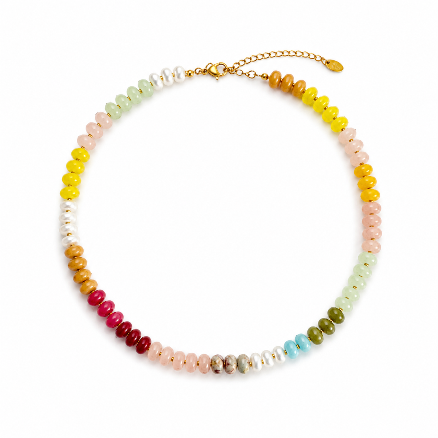 Garden Bloom Mixed Beaded Necklace