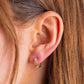 Colorful Gems Huggie Earrings