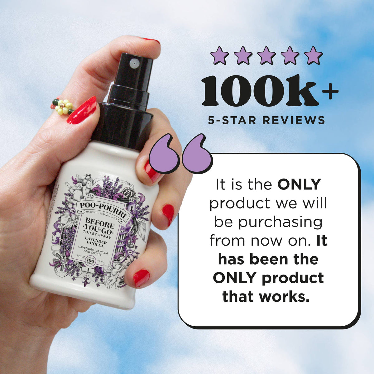 Lavender Vanilla Toilet Spray | Poo~Pourri