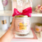 Pink Veuve Clicquot Rosé Champagne Candle